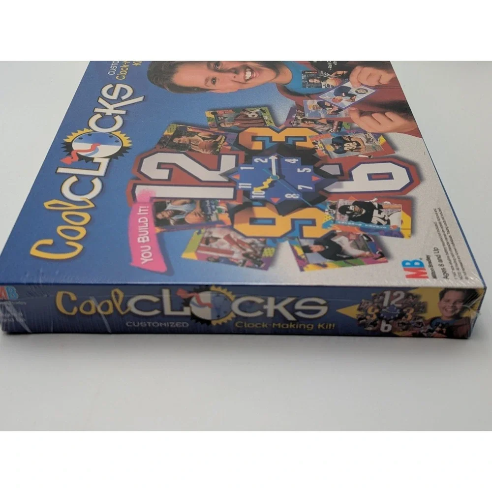 Vtg Cool Clocks Customized Clock Making Kit Milton Bradley 1995 Sealed